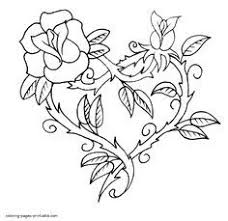 Celebrate the love, friendship and kindness through coloring. Roses Heart Coloring Page For Valentine S Day Heart Coloring Pages Rose Coloring Pages Valentine Coloring Pages