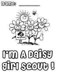 (created by girl scouts of northern illinois). Daisy Coloring Pages For Kids And For Adults Coloring Home