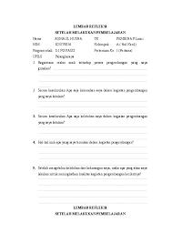 We did not find results for: Doc Lembar Refleksi 2 Asmaul Husna Academia Edu