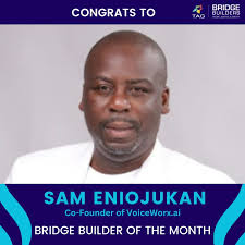 Thanks TAG Bridge Builders for the recognition. Looking foward to working… 