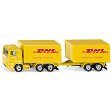 Siku 3719 ford cargo adac tieflader lkw mit hubschrauber. Siku Lkw Mit Anhanger Dhl Siku Mytoys
