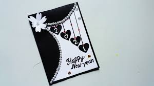 In this video, you will learn how to make a handmade new year fold card idea. Happy New Year Card Making Easy 2020 New Year Card Making Handmade How To Make New Year Card Youtube