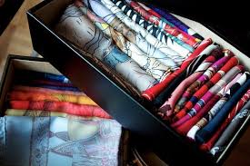 The 15+ scarf storage ideas in this post have been divided up into a) ideas on how to store them if you have an old ironing board and are looking for storage for your craft room, that's the idea that you. Scarf Storage Methods Urbanlondon