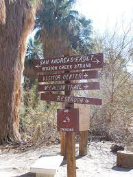 In The Palm Oasis Thousand Palms California Where The San Andreas Fault Has Caused A Shift And All San Andreas Fault Cool Places To Visit Joshua Tree Camping