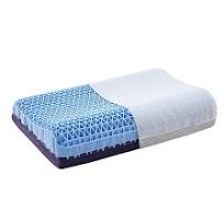 Berklan Pillow for Sleeping with Adjustable Booster 100% Elastic Grid  Ergonomic Supportive Neck Oversized Pillow for Hot Sleepers