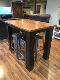 Bar height table with pipe legs using minimal tools. Diy Bar Legs Novocom Top