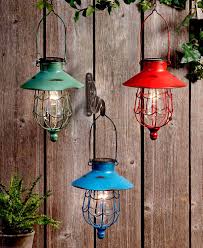 They use leds to give light. Hanging Solar Lanterns The Lakeside Collection
