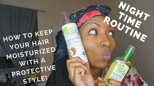 Given how many benefits you may expect from keeping hair moisturized, you may be curious about the best and most effective ways to do so. Night Time Routine With Braids How To Keep Your Hair Moisturized Youtube