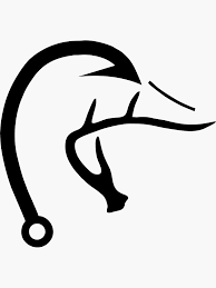 Duck Deer Hook Hunting Fishing Sticker By Deni Morace Barbay In 2021 Hunting Decal Hunting Fishing Tattoo Duck Hunting Decals