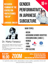 SOC UP! Gender performativity in Japanese subculture — News — Centre for  Youth Studies — HSE University