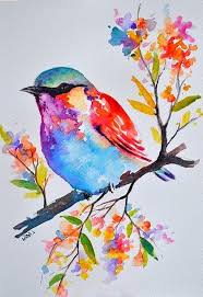 Water Colour Collection In 2020 Watercolor Bird Bird Watercolor Paintings Watercolor Art