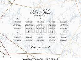 Wedding Seating Chart Vector Photo Free Trial Bigstock