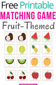Seniors would love and enjoy playing trivia games that they can fully craft idea crafts for seniors dementia easy elderly activities free printable jigsaw puzzle fun activities games for. Free Printable Fruit Matching Game For Preschoolers The Purposeful Nest