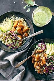 Elle Quebec Spicy Fish Tacos Food Fish Taco Bowls
