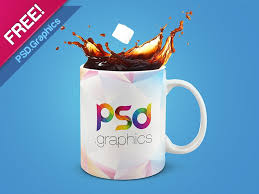 Mug Splash Mockup Psd Free Branca De Neve Motivacional
