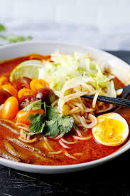 Easy Vegetarian Laksa Pickled Plum Food And Drinks Recipe Asian Vegetarian Recipes Vegetarian Laksa Laksa