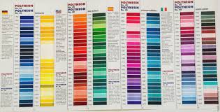 maderia color chart madiera thread chart madeira colour