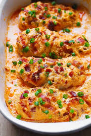 Creamy baked greek chicken risotto. Buffalo Chicken Bake With Bacon Julia S Album