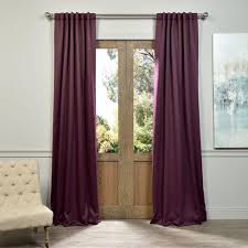 Pimpernel aubergine are a beautiful pair of william morris ready made curtains in a floral design. Aubergine Purple 50 X 120 Inch Blackout Curtain Pair 2 Panel Walmart Com Walmart Com