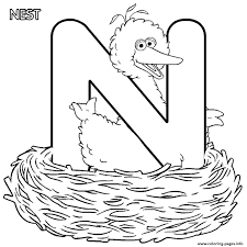 Keep your kids busy doing something fun and creative by printing out free coloring pages. Sesame Street Free Alphabet S36ce Coloring Pages Printable