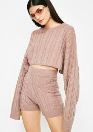 Maybe you would like to learn more about one of these? Coco Cable Knit Biker Shorts Set Dolls Kill