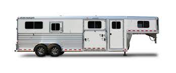 Check spelling or type a new query. Gooseneck 2 1 Straight Load Aluminum Horse Trailer Elite Custom Aluminum Horse And Stock Trailers