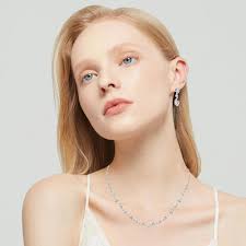 Amazon.com: Enrwin Silver Plated Elegant Necklace Earrings Bride Bridesmaid  Jewelry Sets for Wedding Prom Crystal Jewelry Set for Women Costume  Accessories (01-Silver Plated): Clothing, Shoes & Jewelry
