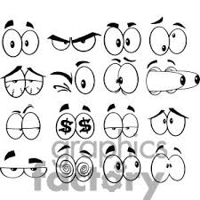 Black And White Eye Drawing Cartoon 6541 Royalty Free Clip Art Black And White Funny Cartoon Eyes Cartoon Eyes Drawing Black And White Cartoon Graffiti Lettering