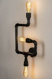 Wandlamp 73326 Industrie Look Modern Stoer Diy Lamp Lampen Zelf Maken Wandlamp