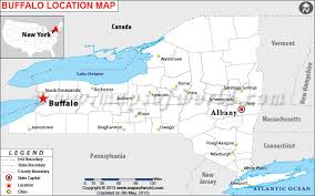 As observed on the map, the state of new york has a diverse geography. Where Is Buffalo New York