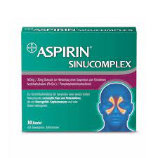 Aspirin Sinucomplex Bei Nasennebenhohlen Entzundung Aspirin