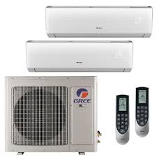 Multi 21 Zone 24 000 Btu 2 Ton Ductless Mini Split Air Conditioner With Heat Inverter Remote Ductless Mini Split Wall Air Conditioner Small Air Conditioning