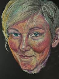 Esther The stunningly beautiful and talented Esther Herron. Painted in two  hours; rendered in brush and splatters. While I am trying to loosen the  reins