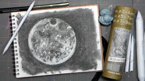 How To Draw A Full Moon In Charcoal Lovefallart Harvest Moon Fast Draw Charcoal Drawing Drawing Techniques Moon Drawing