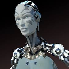 Robot Female 3d Model By Kyoshiromibu1 Available On Turbosquid Com Robot 3d Model Cyber