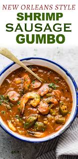 New Orleans Style Shrimp Sausage Gumbo Recipe Seafood Gumbo Recipe Gumbo Recipe Gumbo Recipe Easy