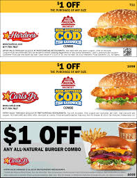 Shave A Buck Off Your Fish Combo Meal At Hardees Carls Jr Fish Sandwich Meals Hardee S