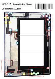 Ipad 2 Screw Chart Mat Magnetic Cyberdoc Lcd Screen Repair Tool Magnetize Cyberdocllc Iphone And Apple Products Hardware Repair Solutions