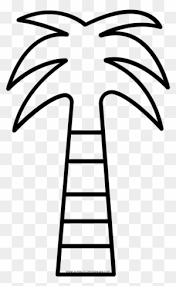 Coconut Tree Coloring Page Coloring Book Free Transparent Png Clipart Images Download