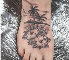 30 Superb Palm Tree Tattoo Designs And Meaning Hawaiiantattoosforwomen Tattoos For Women Flowers Hawaii Tattoos Hawaiian Tattoo