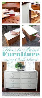 Although baking soda chalk paint is listed last on my countdown, it's perfect if you're trying to achieve an old weathered, distressed country looking piece of furniture. How To Paint Furniture Using Chalk Paint Confessions Of A Serial Do It Yourselfer