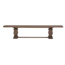 Home Decorators Collection Aldridge Antique Grey Extendable Dining Table Nb023ag The Home Depot Wood Dining Bench Dining Bench Home Decorators Collection