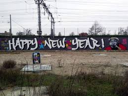 Happy New Year Street Art Happy New Year Happy New