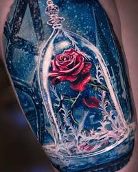 Rose Tattoo Beauty And The Beast Beauty And The Beast Tattoo Beauty And The Beast Rose Tattoo Disney Tattoos Beauty And The Beast