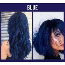Midnight blue hair without bleach? Blue Non Bleach Permanent Hair Color Set Shopee Philippines