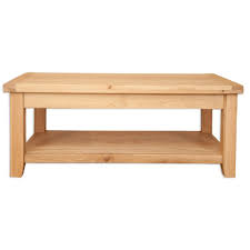 Modern coffee table 2 drawers cabinet wooden storage shelf high gloss white. Melbourne Natural Oak Coffee Table Wood Furniture Store