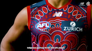 She has been heavily involved at the cats for the last 15 years and it's very fitting corrina is designing the first indigenous aflw guernsey as her son 'bj' designed the first indigenous afl guernsey for the club. Melbourne Football Club 2021 Afl Indigenous Guernsey Ayeye Anwernekenhe Facebook