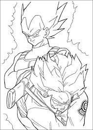Download or print this amazing coloring page: Kids N Fun Com 55 Coloring Pages Of Dragon Ball Z