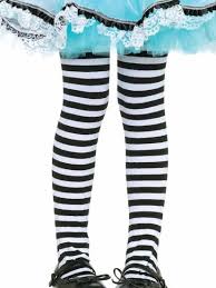 Black And White Striped Tights Girls Striped Black White Tights Striped Tights Black And White Tights Girls Stripes