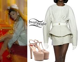 Ariana grande switches outfits as much as she switches positions in her latest music video. Ariana Grande S Clothes Outfits Steal Her Style